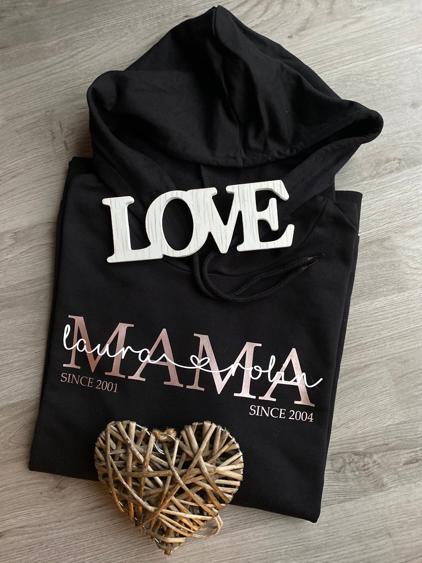 Mama Hoodie | Mom Hoodie Kindernamen | personalisiertes Muttertagsgeschenk | personalisierter Mom Hoodie | MOM Hoodie