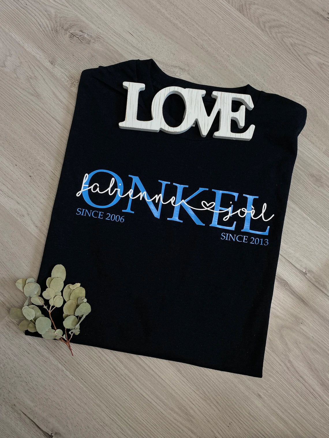 Onkel T-Shirt | Onkel Shirt Kindernamen | personalisiertes Vatertagsgeschenk | personalisiertes Onkel T-Shirt | Onkel Statementshirt | Onkel Shirt