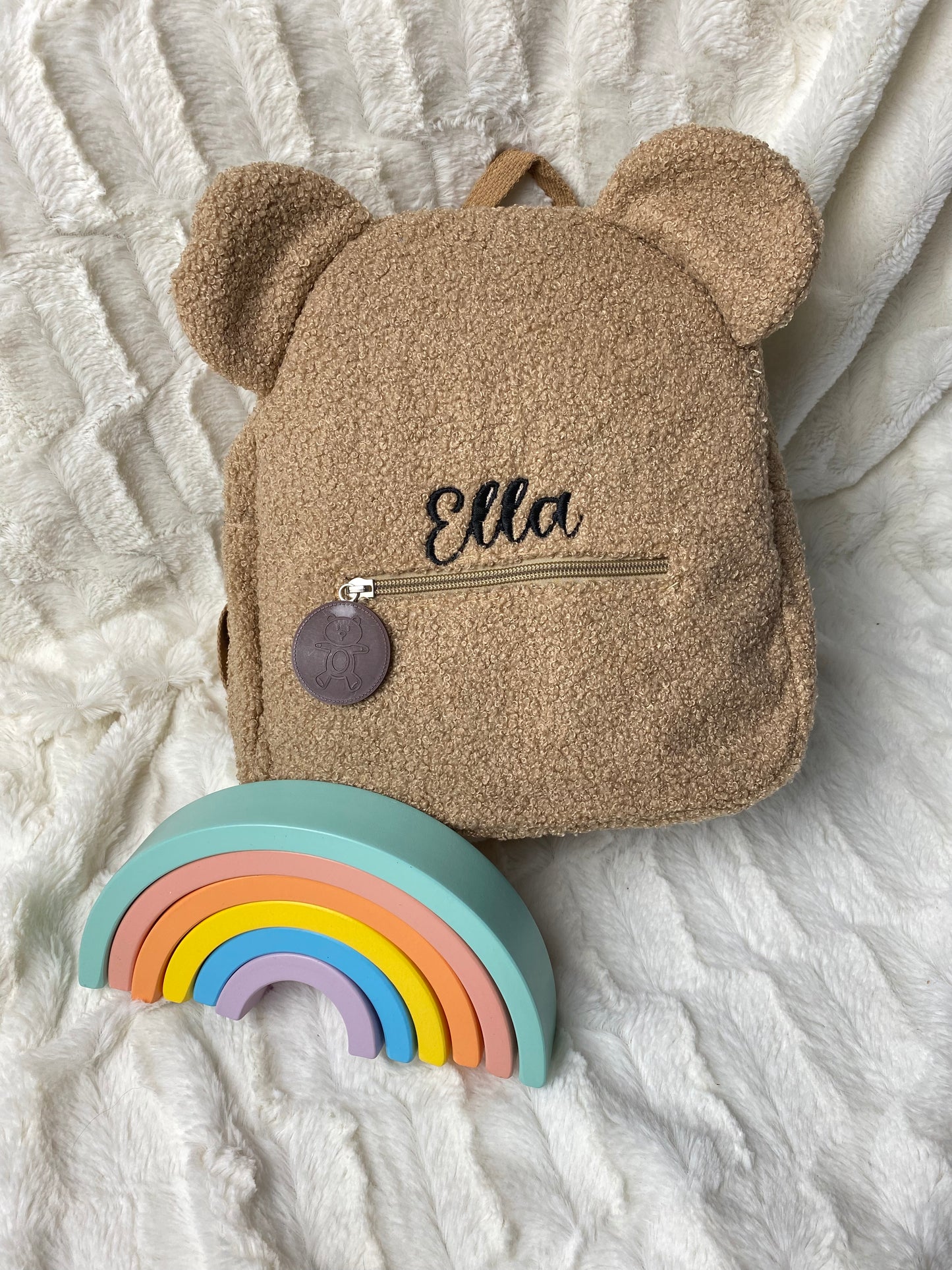 Kinder Rucksack | mit Name | Teddyrucksack | Teddyohren | personalisiert | Gesckenk | Kita | Kindergarten | Baby | Krippe | Geburt | Sport