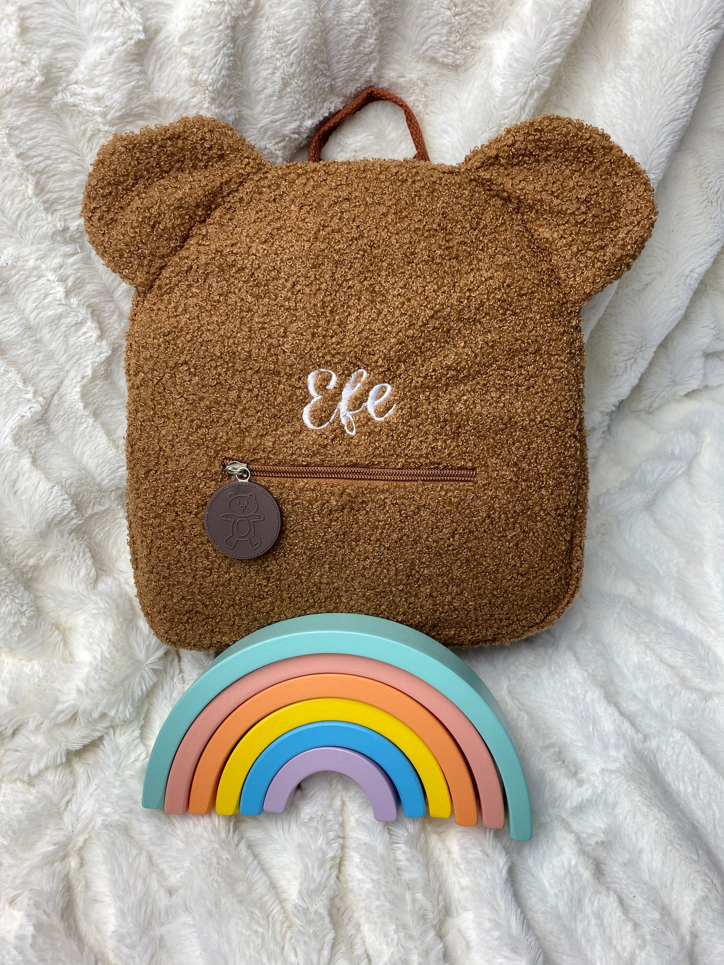 Kinder Rucksack | mit Name | Teddyrucksack | Teddyohren | personalisiert | Gesckenk | Kita | Kindergarten | Baby | Krippe | Geburt | Sport