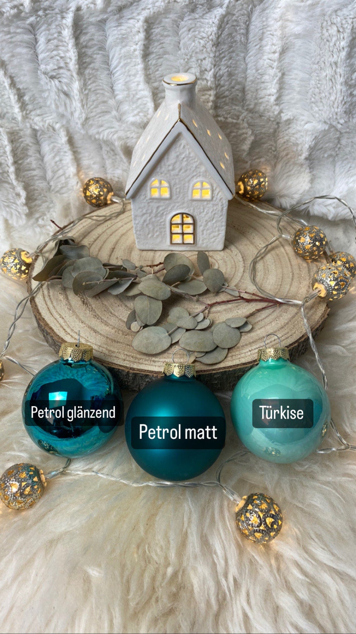 Weihnachtskugel mit Namen | Christbaumkugel personalisiert | personalisierte Weihnachtskugel aus Glas | Adventskalender