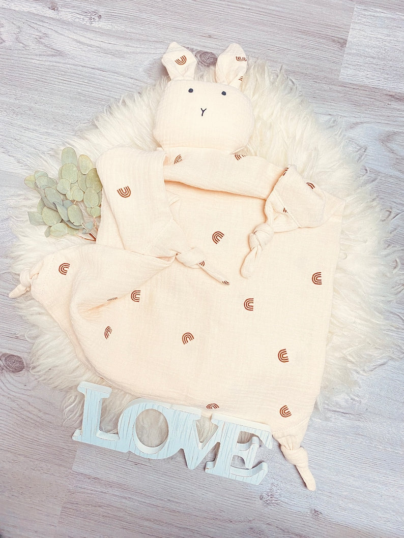 Schnuffeltuch | Schmusetuch | Schnuffelhase | Newborn | Geburtsgeschenk | Hase | Kuscheltuch | Schnuffeltuch mit Namen | personalisert