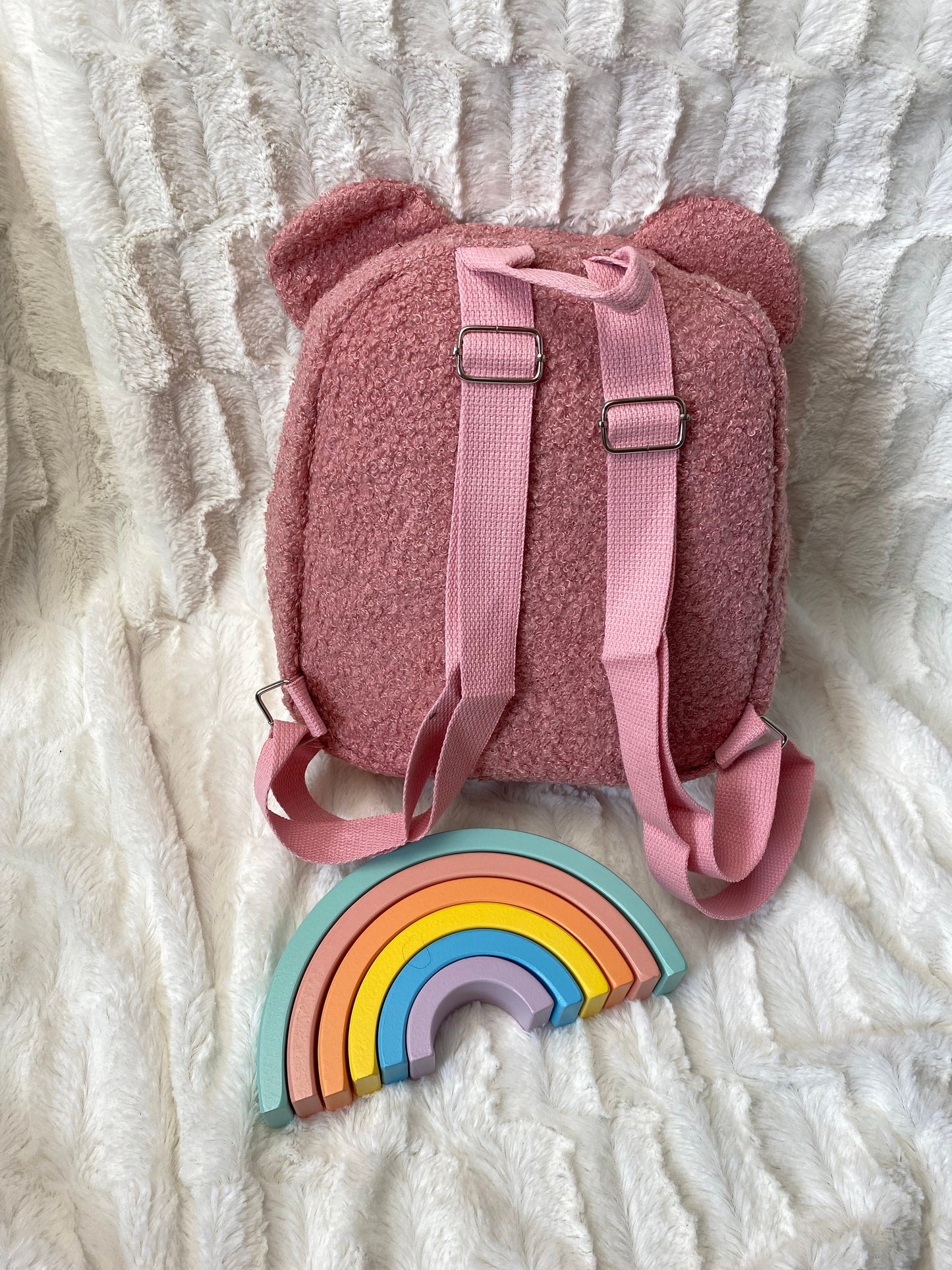 Kinder Rucksack | mit Name | Teddyrucksack | Teddyohren | personalisiert | Gesckenk | Kita | Kindergarten | Baby | Krippe | Geburt | Sport