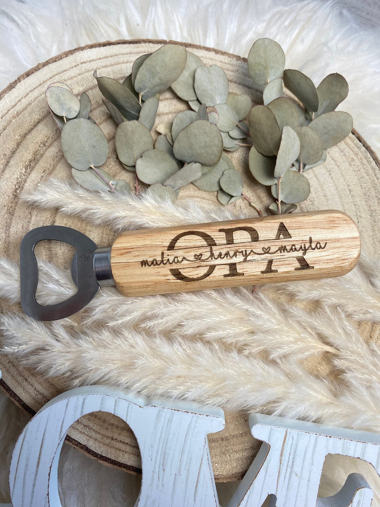 Bieröffner | personalisiert | Flaschenöffner | personalisierter Flaschenöffner | mit Wunschgravur | Männer | Papa | Opa | Geschenk | Geburt